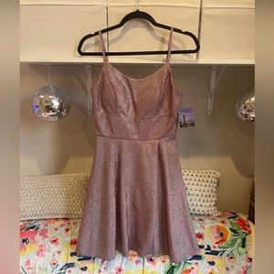 Sparkly Pink Glitter Dress